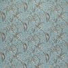 blue botanical velvet-chenille fabric from Ashley Wilde