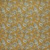 yellow botanical velvet-chenille fabric from Ashley Wilde