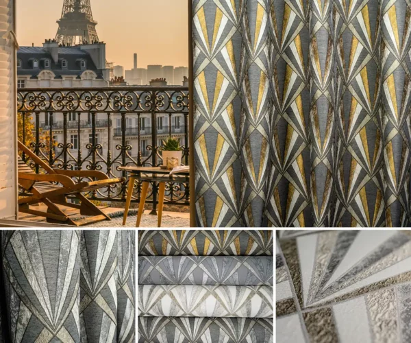 Vogue Fabric - Satin Chrome by Vogue Fabric - Satin Chrome from