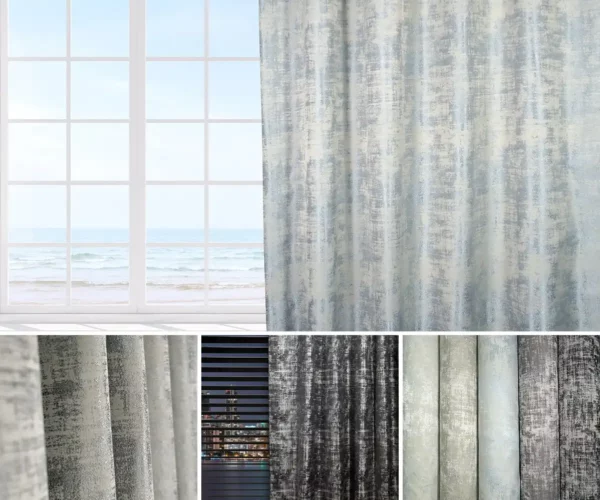 Miami Fabric - Blue Atoll by Miami Fabric - Blue Atoll from