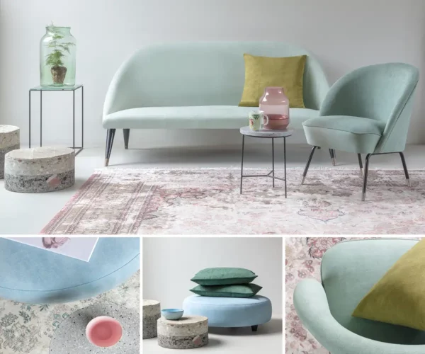 Compton Fabric - Cloud by Compton Fabric - Cloud from