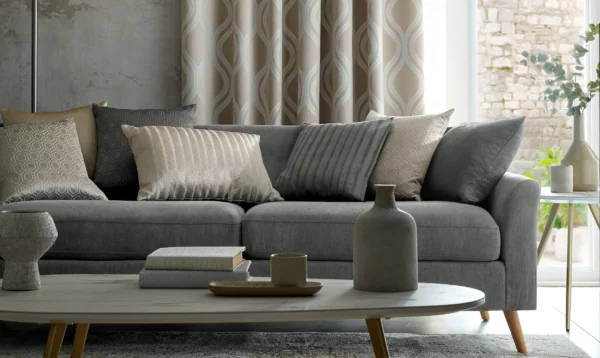 Paphos Fabric - Pewter by Paphos Fabric - Pewter from