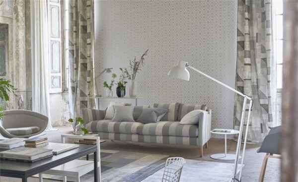 Brera Gessato Fabric - Natural by Brera Gessato Fabric - Natural from
