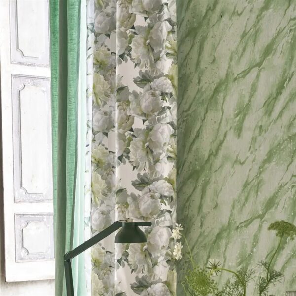 Peonia Fabric - Chartreuse by Peonia Fabric - Chartreuse from