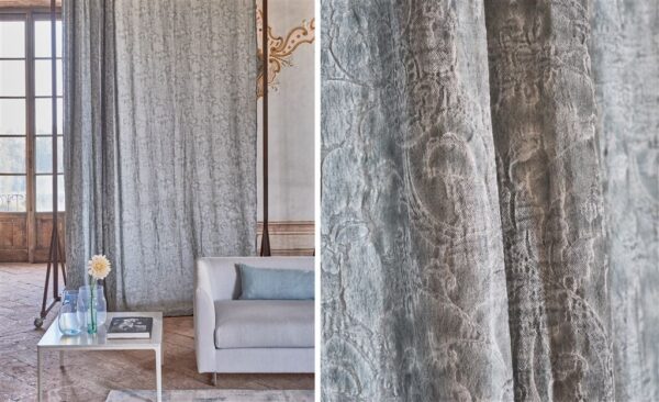 Tremezzo Fabric - Zinc by Tremezzo Fabric - Zinc from