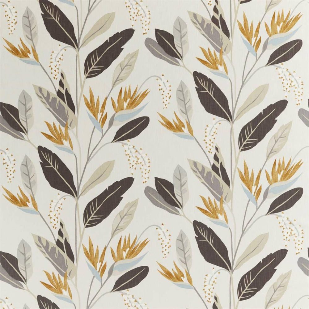 Llenya Fabric - Honey / Jet / Jute by Llenya Fabric - Honey / Jet / Jute from