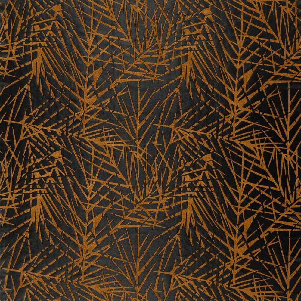 Lorenza Fabric - Honey / Jet by Lorenza Fabric - Honey / Jet from