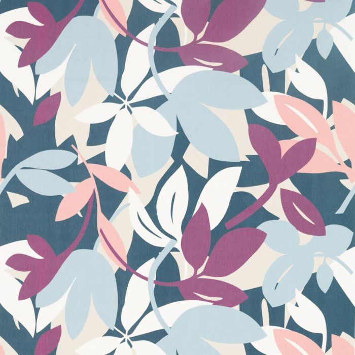 Baja Fabric - Grape / Blush / Indigo | NNUE120726 swatch