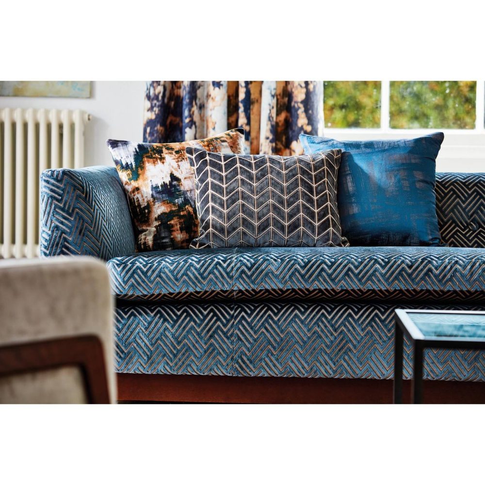 Triadic Fabric - Coast Blue by Triadic Fabric - Coast Blue from