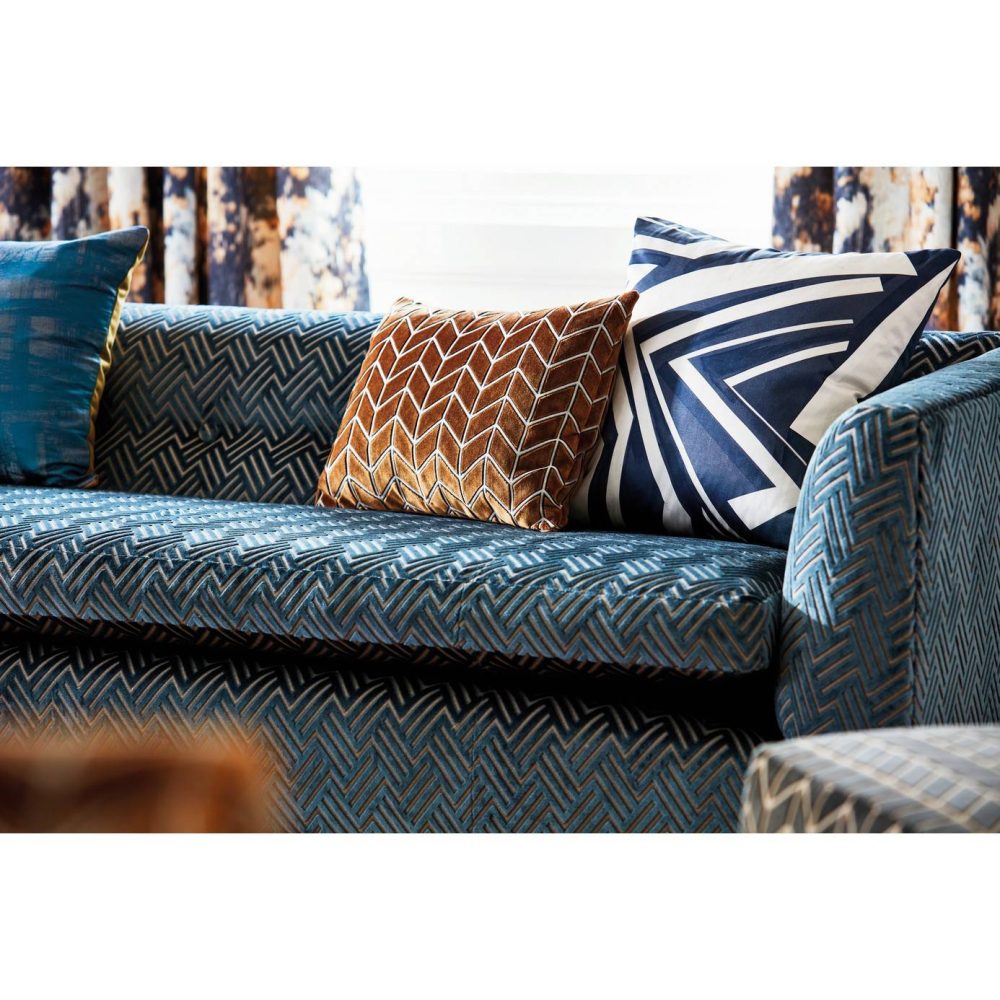 Triadic Fabric - Coast Blue by Triadic Fabric - Coast Blue from