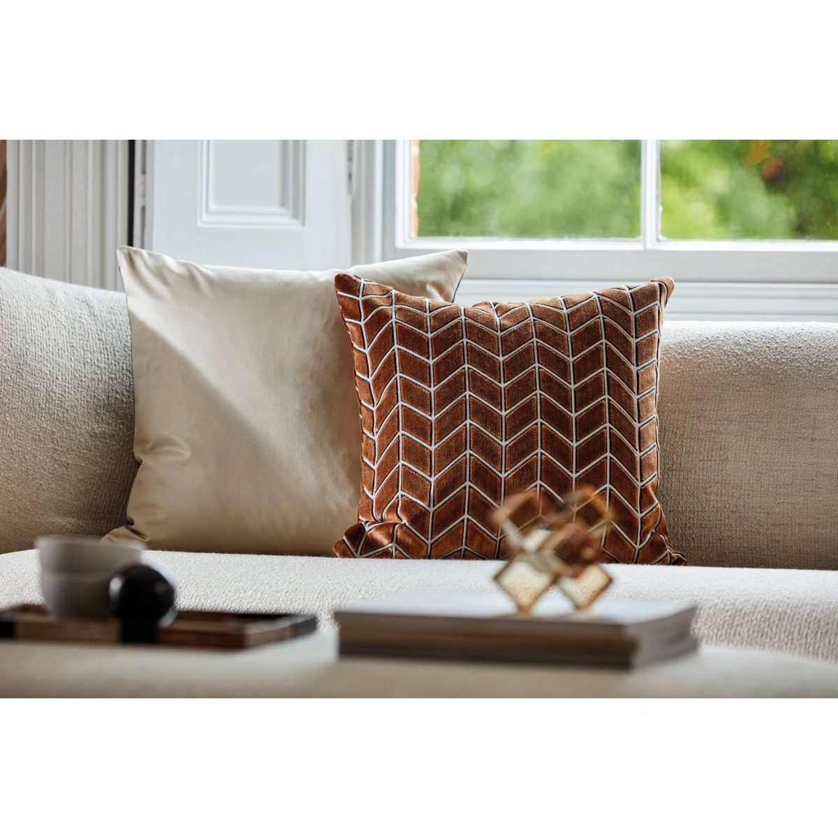 Triadic Fabric - Burnt Umber from