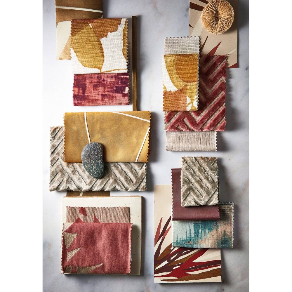 Triadic Fabric - Rosewood from