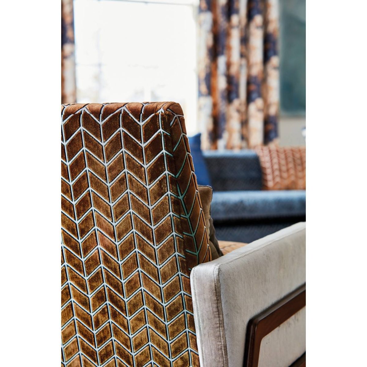 Perplex Fabric - Ochre by Perplex Fabric - Ochre from