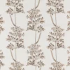 neutral botanical embroideried fabric from Fibre Naturelle