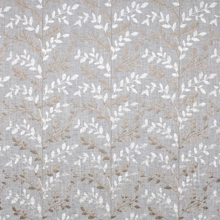 Zoe Fabric - Thunder / Pearl swatch