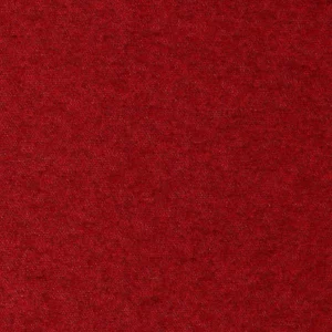 red plain velvet-chenille fabric from Fibre Naturelle