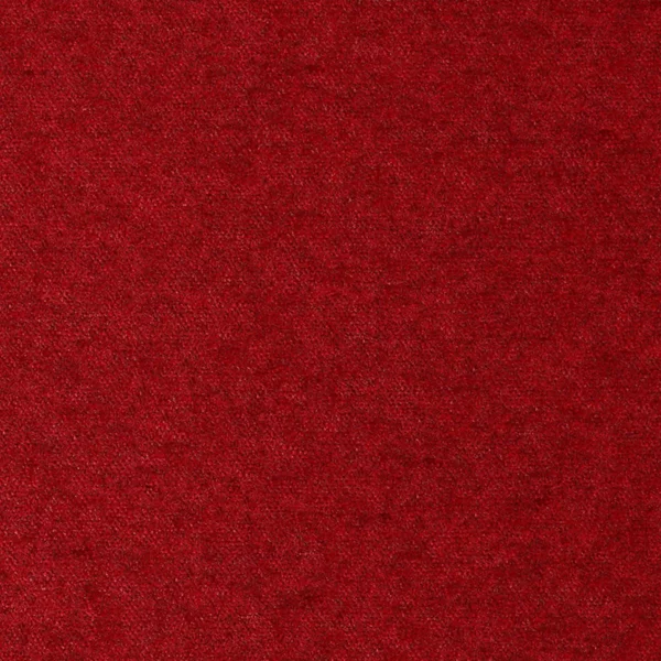 Velvet Revolution Fabric - Cherry by red plain velvet-chenille fabric from Fibre Naturelle