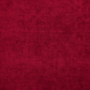 red plain velvet-chenille fabric from Fibre Naturelle
