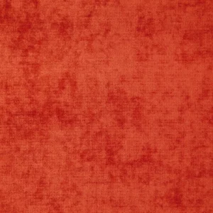 orange plain velvet-chenille fabric from Fibre Naturelle