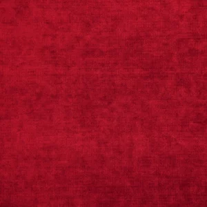 red plain velvet-chenille fabric from Fibre Naturelle