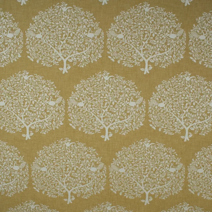 Tree of Life Fabric - Ochre swatch