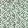 green botanical woven fabric from Fibre Naturelle