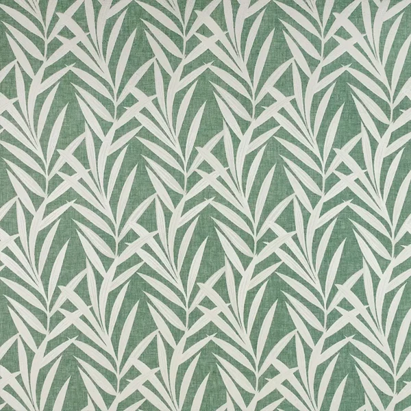 Sagano Fabric - Monday Blues by green botanical woven fabric from Fibre Naturelle