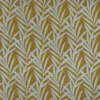 yellow botanical woven fabric from Fibre Naturelle