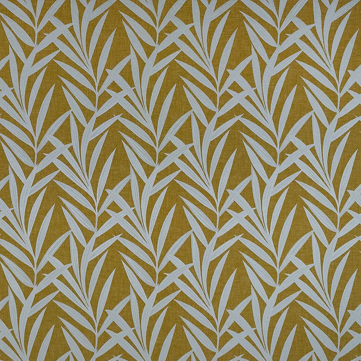 Sagano Fabric - Happy Daze by yellow botanical woven fabric from Fibre Naturelle