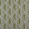 green botanical woven fabric from Fibre Naturelle
