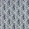 blue botanical woven fabric from Fibre Naturelle