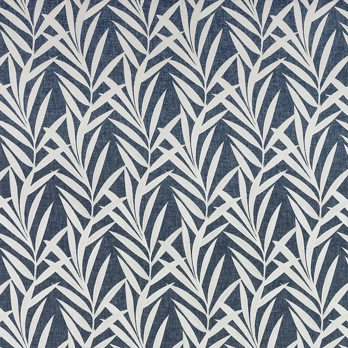 Sagano Fabric - Mistique by blue botanical woven fabric from Fibre Naturelle