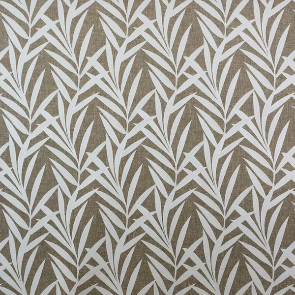 Sagano Fabric - Perfectly Taupe by white botanical woven fabric from Fibre Naturelle