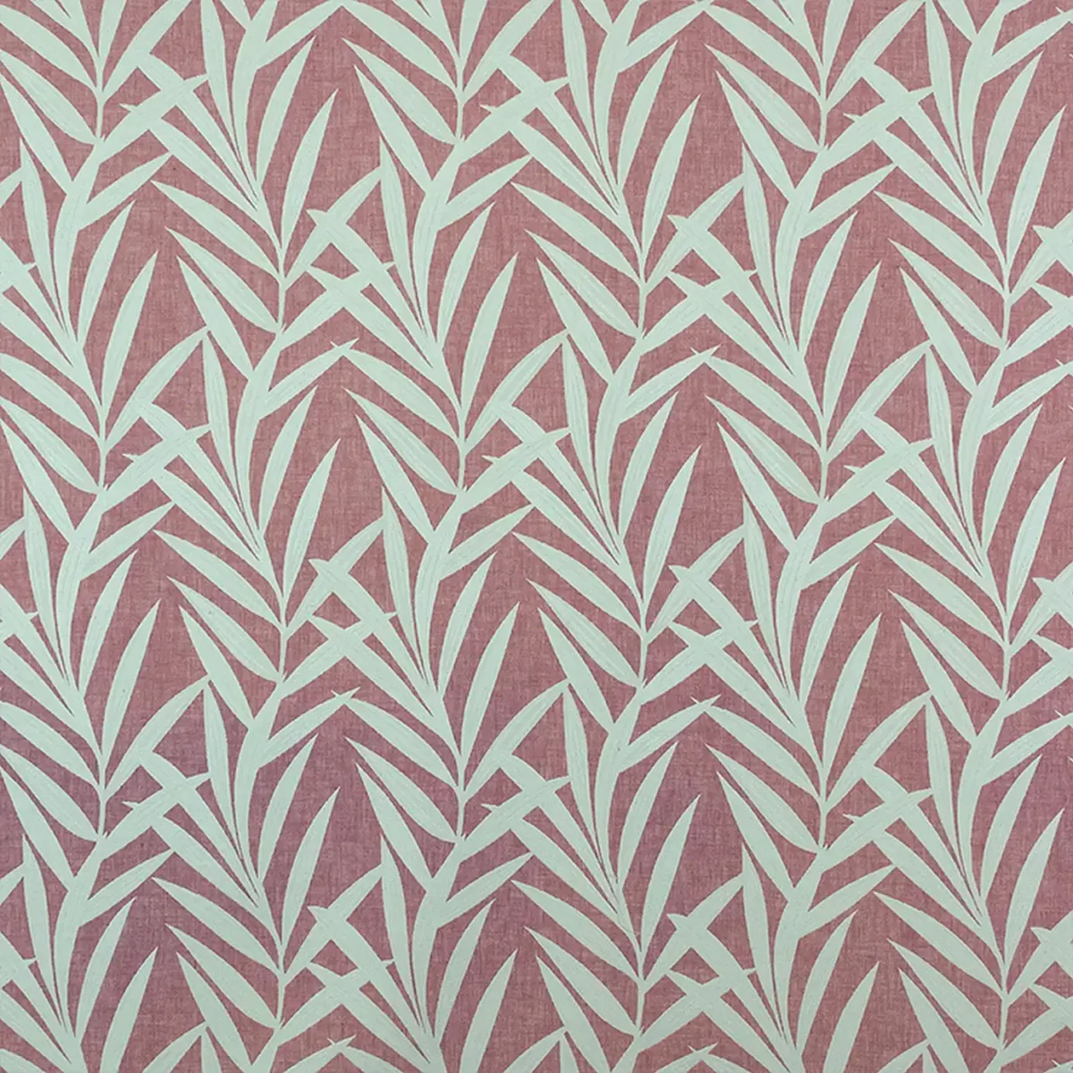 pink botanical woven fabric from Fibre Naturelle