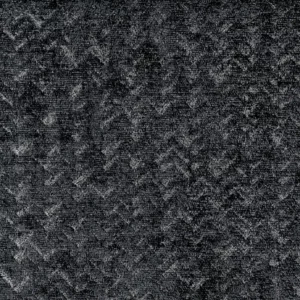 black-grey plain velvet-chenille fabric from Fibre Naturelle