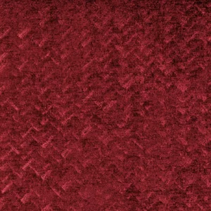 red plain velvet-chenille fabric from Fibre Naturelle