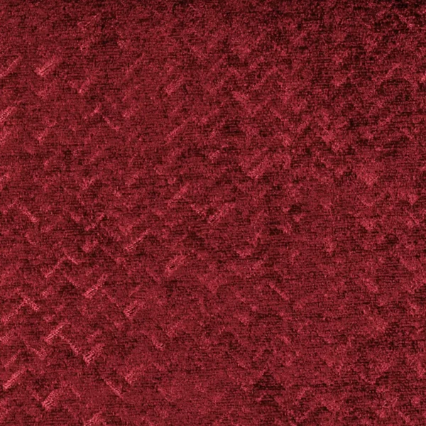 Romeo Fabric - Claret by red plain velvet-chenille fabric from Fibre Naturelle