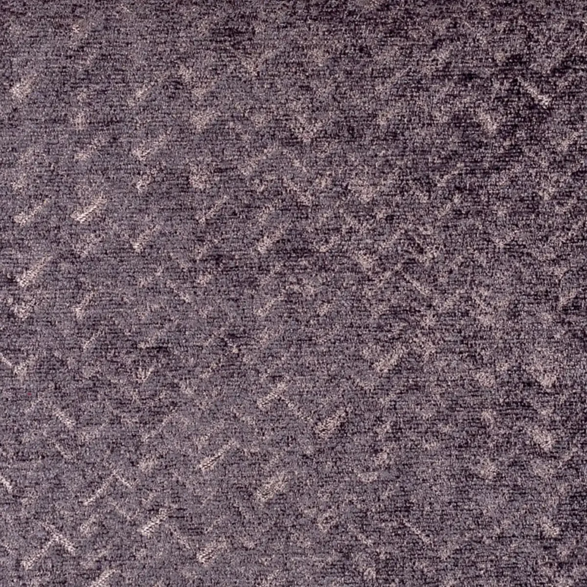 Romeo Fabric - Heather by black-grey plain velvet-chenille fabric from Fibre Naturelle