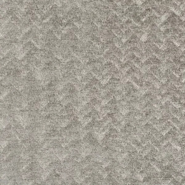 Romeo Fabric - Platinum by white plain velvet-chenille fabric from Fibre Naturelle