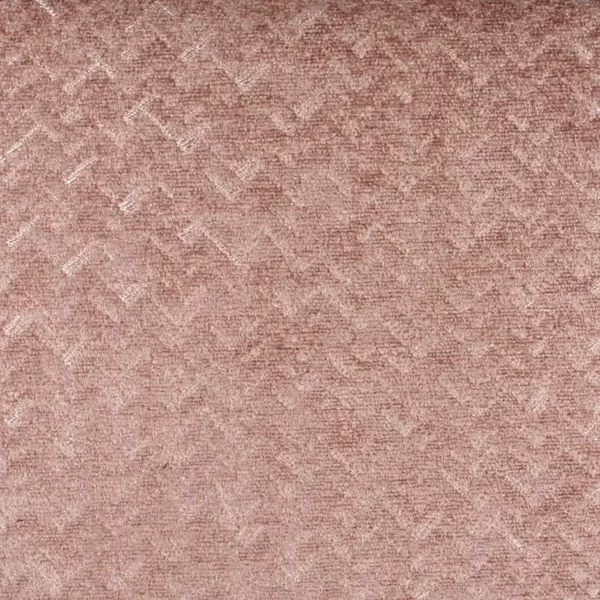 Romeo Fabric - Powder by pink plain velvet-chenille fabric from Fibre Naturelle