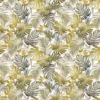 yellow botanical cotton fabric from Fibre Naturelle