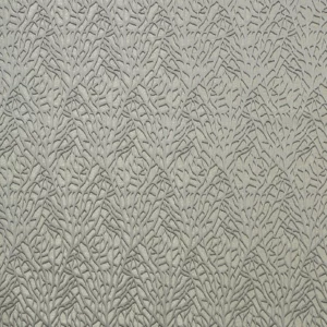 black-grey botanical jacquard fabric from Fibre Naturelle