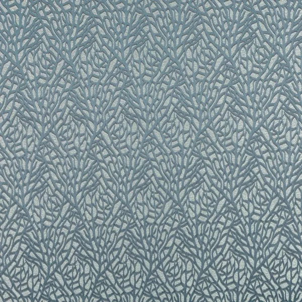 Reef Fabric - Surf by blue botanical jacquard fabric from Fibre Naturelle