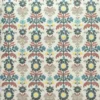 multicolour botanical embroideried fabric from Fibre Naturelle