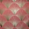 pink contemporary velvet-chenille fabric from Fibre Naturelle