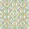 green geometric cotton fabric from Fibre Naturelle