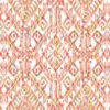 red geometric cotton fabric from Fibre Naturelle