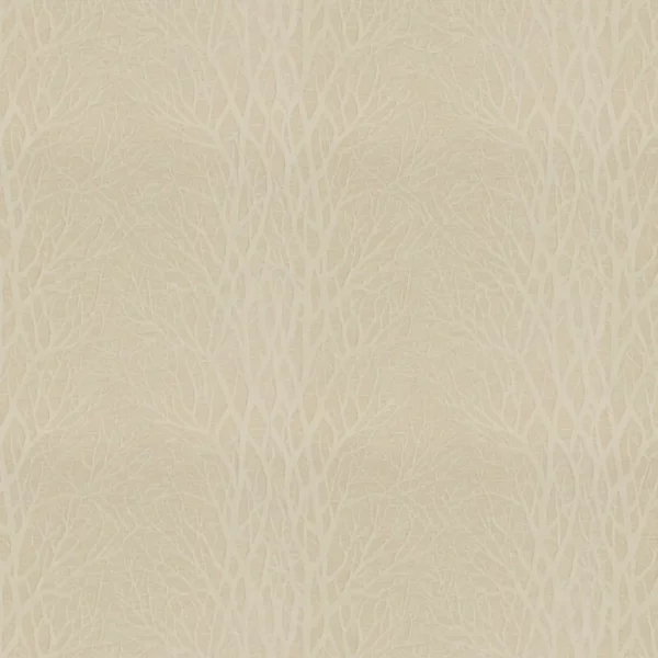 Linford Fabric - Smooth Stone by yellow botanical jacquard fabric from Fibre Naturelle