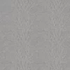 black-grey botanical jacquard fabric from Fibre Naturelle