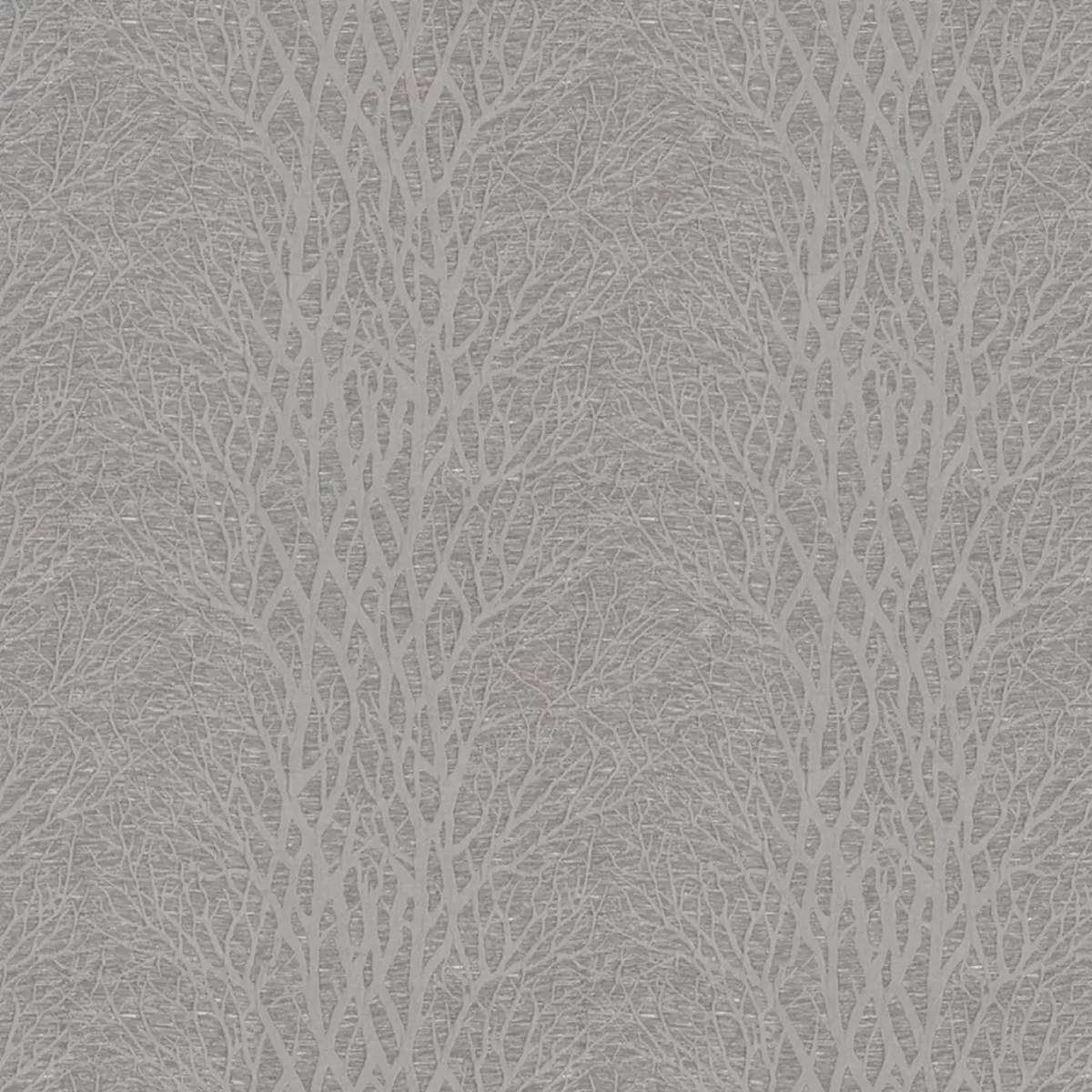 Linford Fabric - Classic Grey by black-grey botanical jacquard fabric from Fibre Naturelle